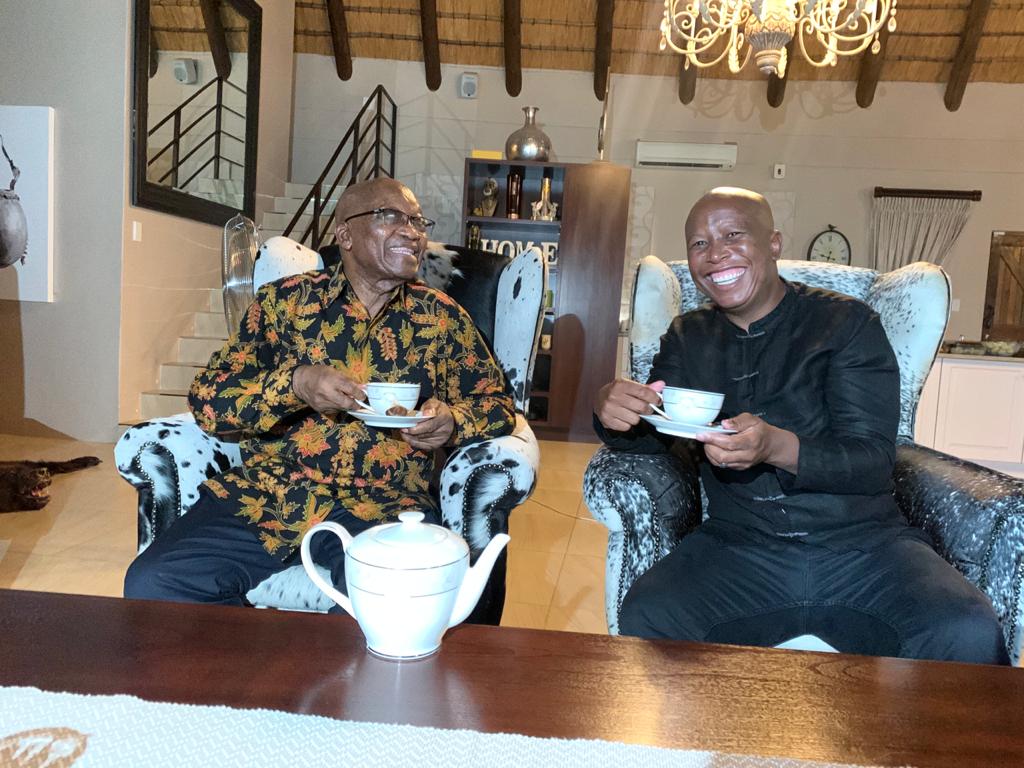 You are currently viewing DA wants to know who paid extravagant trip by EFF Leader Julius Malema and others to former President Jacob Zuma in Nkandla