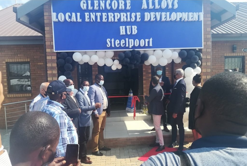 Glencore PLC The Official Opening of the Steelpoort Business