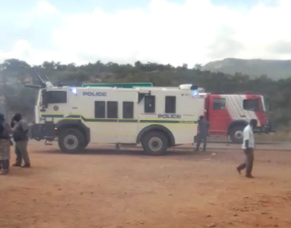 Police and firefighters