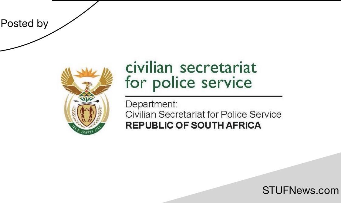 Read more about the article Civilian Secretariat for Police Service: Internships 2023 / 2024