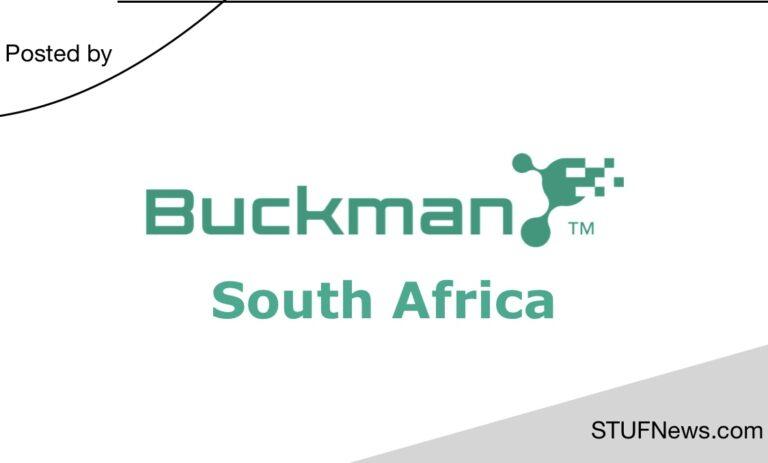 Buckman South Africa, South African Graduates Jobs, Gauteng Jobs, Mpumalanga Jobs, Free State Jobs, KwaZulu-Natal Jobs, Buckman: YES Graduate Programme 2023 / 2024