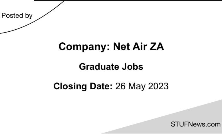 Net Air ZA, South African Graduates Jobs, Gauteng Jobs, Net Air ZA: Graduate Jobs