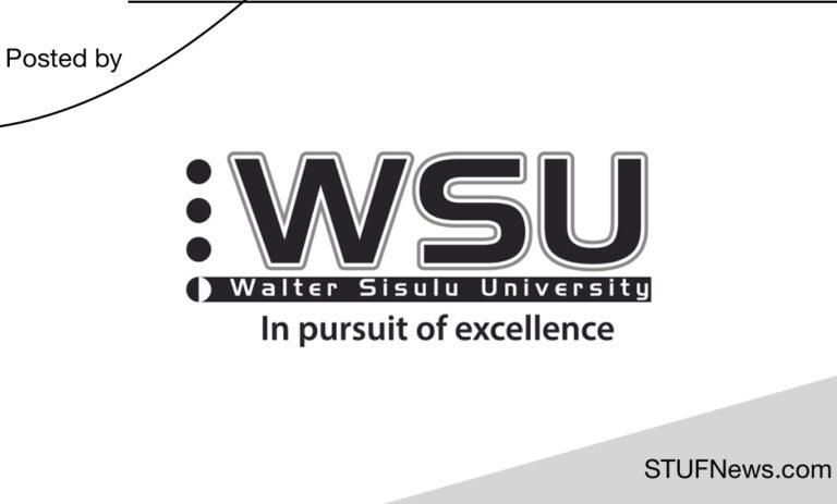 Walter Sisulu University (WSU), South African Graduates Internships, Eastern Cape Internships, Walter Sisulu University: Internships 2023