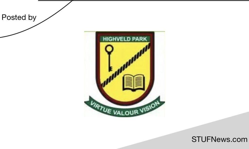 Highveld Park High School, South African Jobs, South African Graduates Jobs, Mpumalanga Jobs, Highveld Park High: Educators
