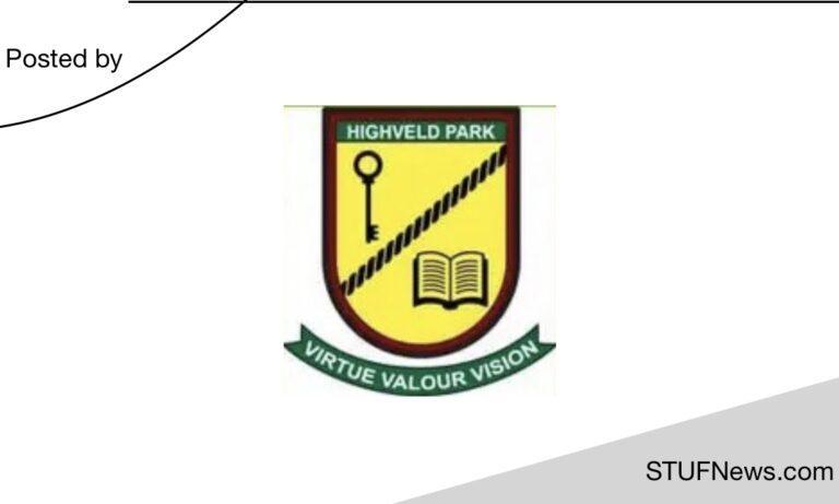 Highveld Park High School, South African Jobs, South African Graduates Jobs, Mpumalanga Jobs, Highveld Park High: Educators