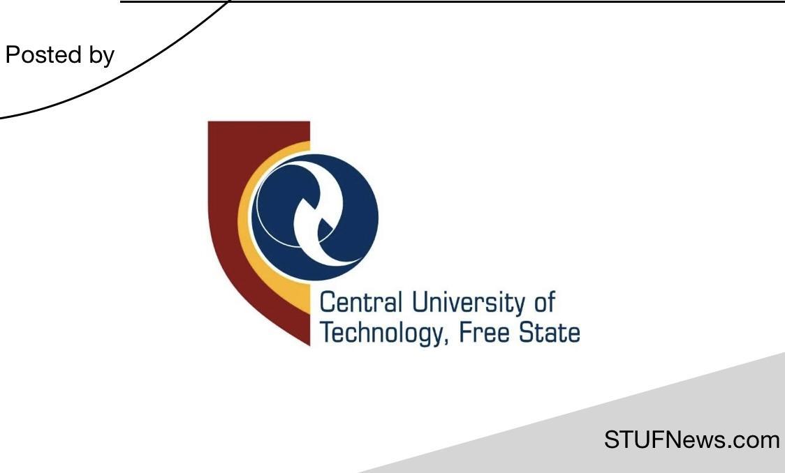 Central University of Technology Internships 2023 / 2024 SA Jobs