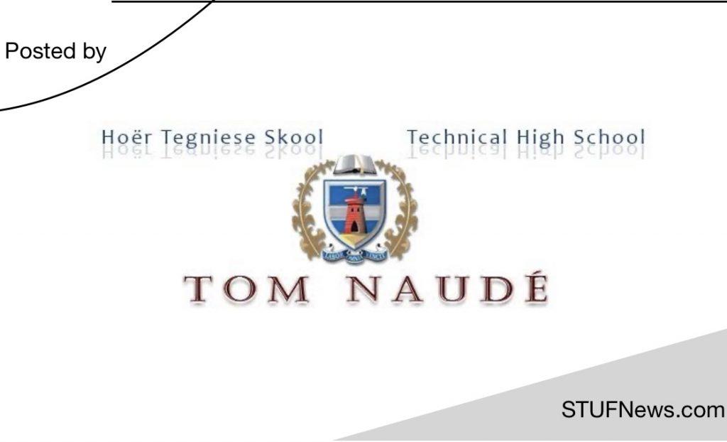 Tom Naude Technical High School, South African Graduates Jobs, Limpopo Jobs, Tom Naude Technical High School: Educator