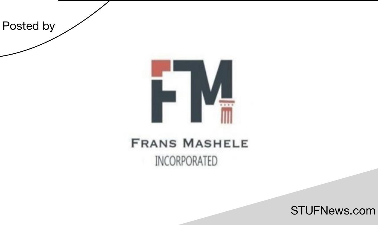 You are currently viewing Frans Mashele Incorporated: Candidate Attorney/Legal Secretary